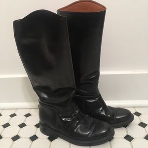 Vintage Leather Riding Boots